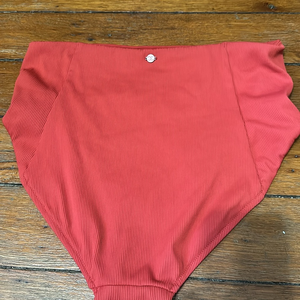 CALIA by Carrie Underwood Red Bikini Bottom - Picture 3 of 5